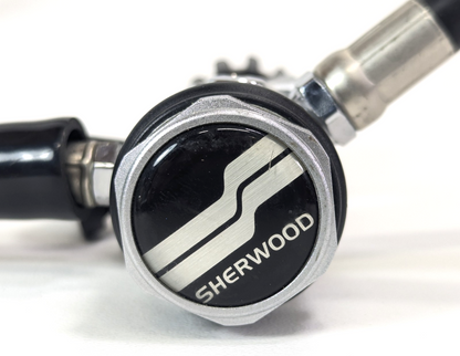 Sherwood Oasis Scuba Dive Regulator Set Yoke, 1st, 2nd Stage & Inflator SRB570018