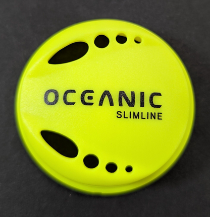 Genuine, OEM Oceanic Slimline Octo Diaphragm Purge Front Cover Scuba Dive Yellow0