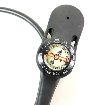 Oceanic Navigator 3 Gauge Scuba Dive Complete Console SPG, Depth, Compass  #5031