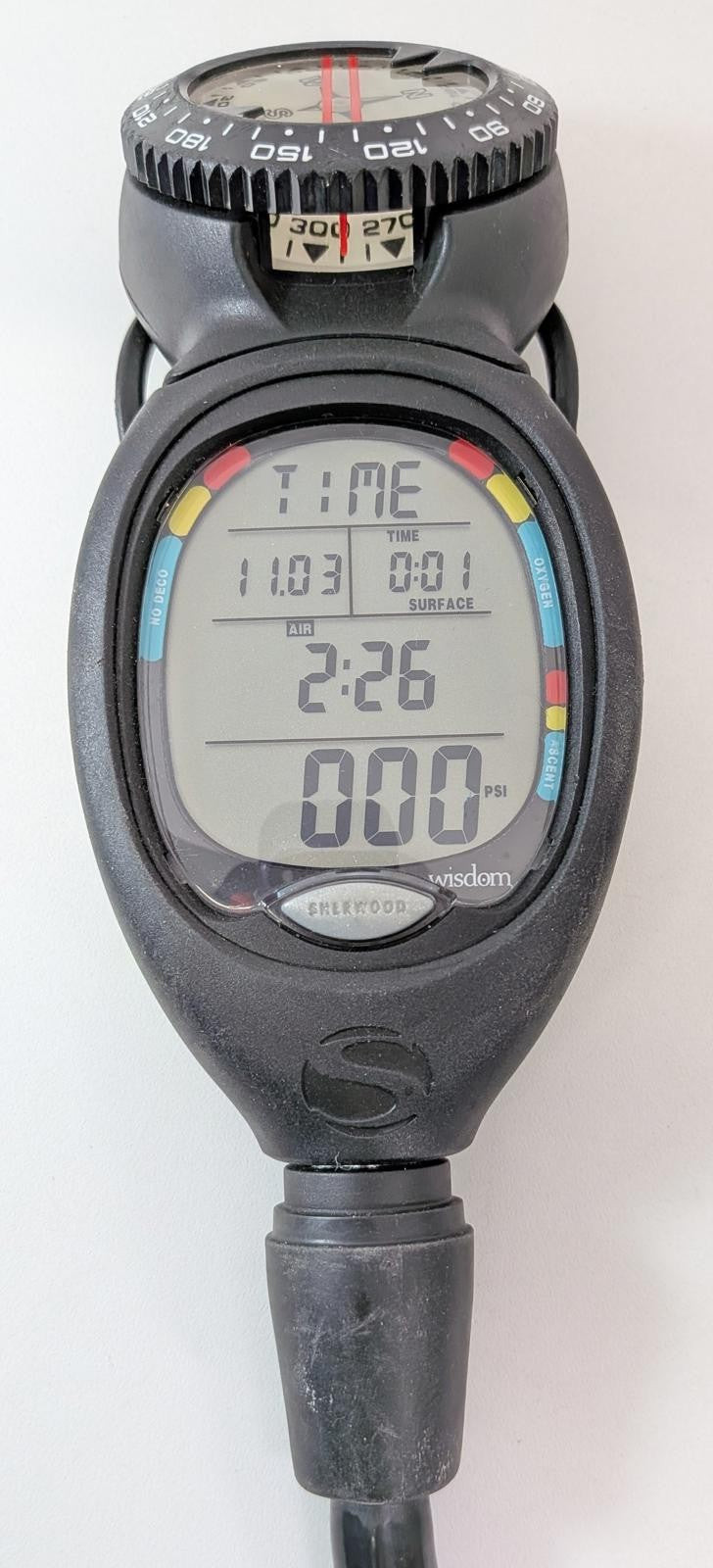 Sherwood WISDOM Air Integrated Scuba Dive Computer Air & Nitrox EXCELLENT! #59271