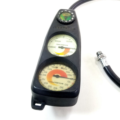 Scubapro Scuba Dive 2 Gauge Console 5000 SPG Pressure Gauge 150ft Depth    #5029