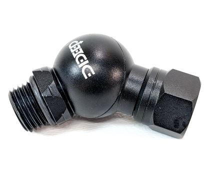 DDeep Scuba Diving 360 Degree Ball Swivel Adapter Second 2nd Regulator Aluminum