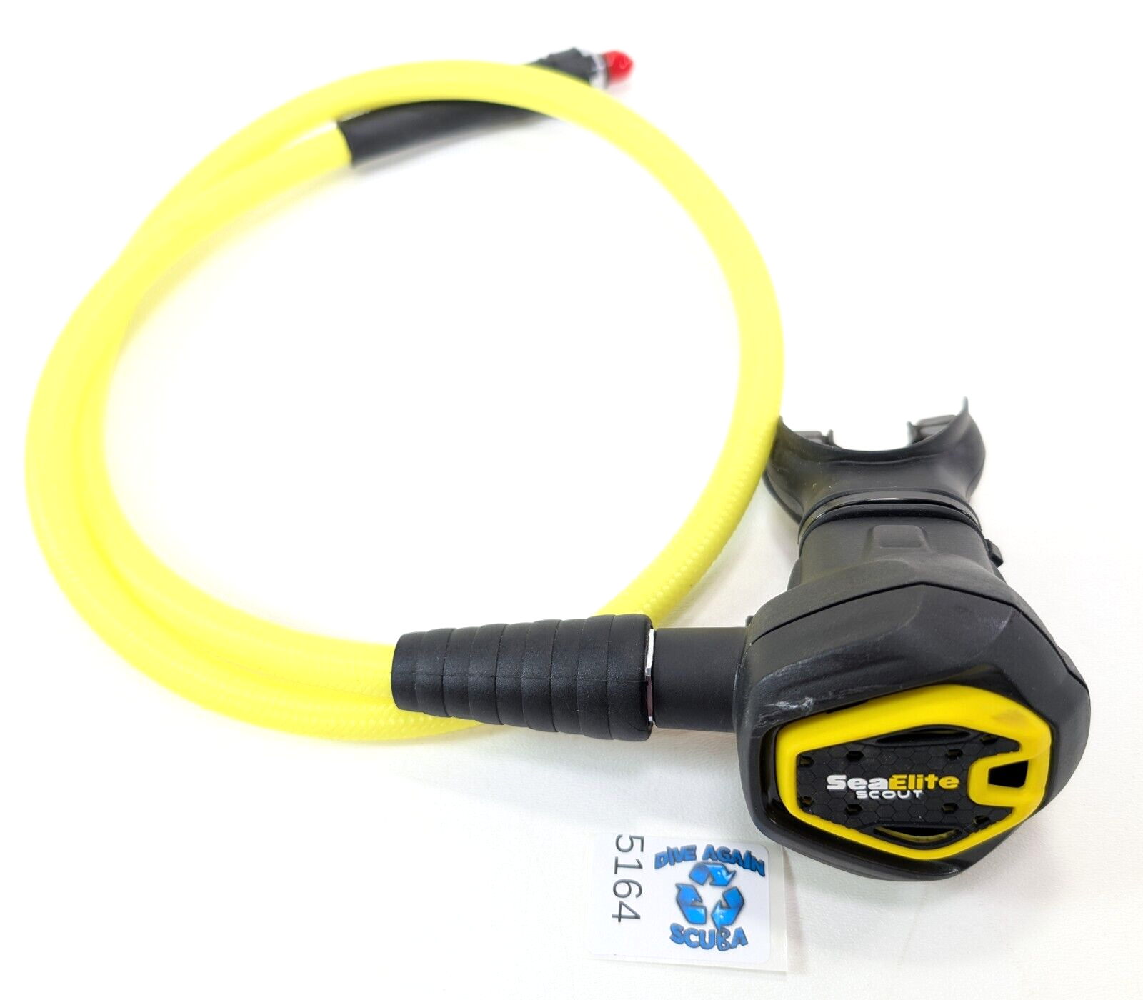 Sea Elite Scout Compact Octo / Octopus 2nd Stage Regulator 40" Braided Hose4