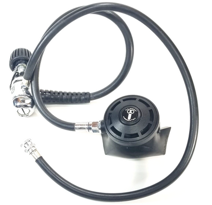 US Divers - Aqua Lung Conshelf SE2 1st & 2nd Stage Scuba Dive Regulator Set Yoke0