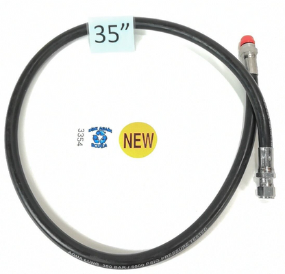 NEW 35" Aqua Lung High Pressure HP Hose Scuba Dive Computer SPG 5000 PSI   #3354