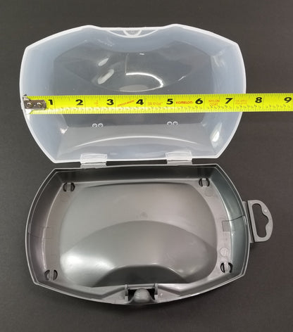 Snowmobile Goggles Mask Storage Case Clear Hard Storage Box10