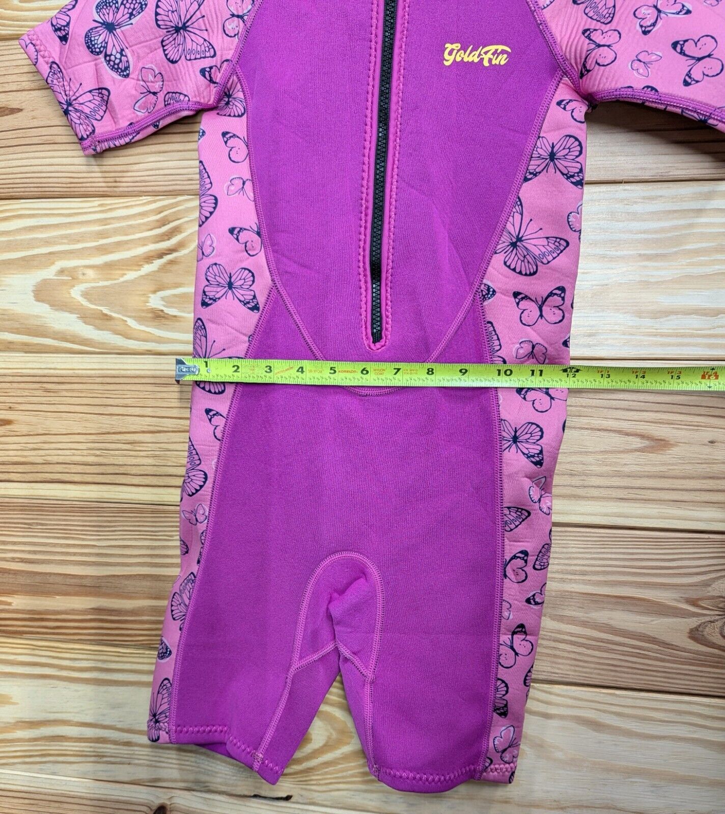 GoldFin Shorty Pink Kids Children 2mm 3mm Full Wetsuit Scuba Dive Size 10 Girls