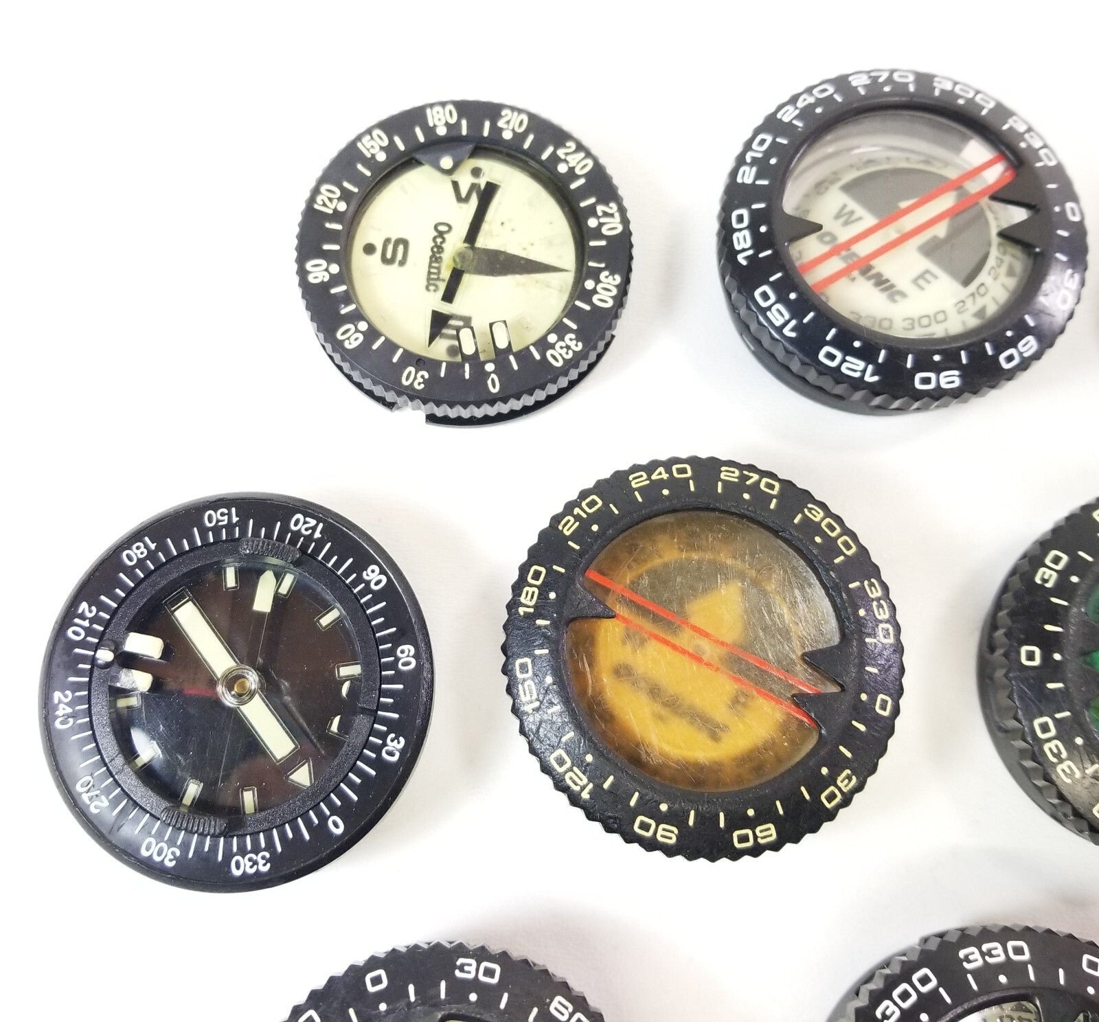 10X Compass Lot as-is Oceanic Submersible Puck Module Scuba Dive Sherwood, Aeris2