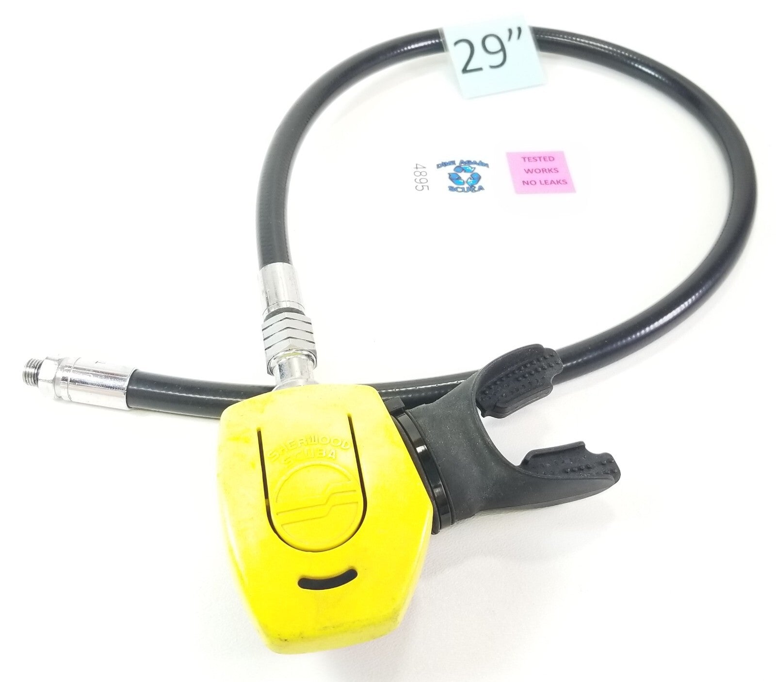 Sherwood Minimus Octo Second 2nd Stage Scuba Dive Regulator Yellow Octopus Slim0