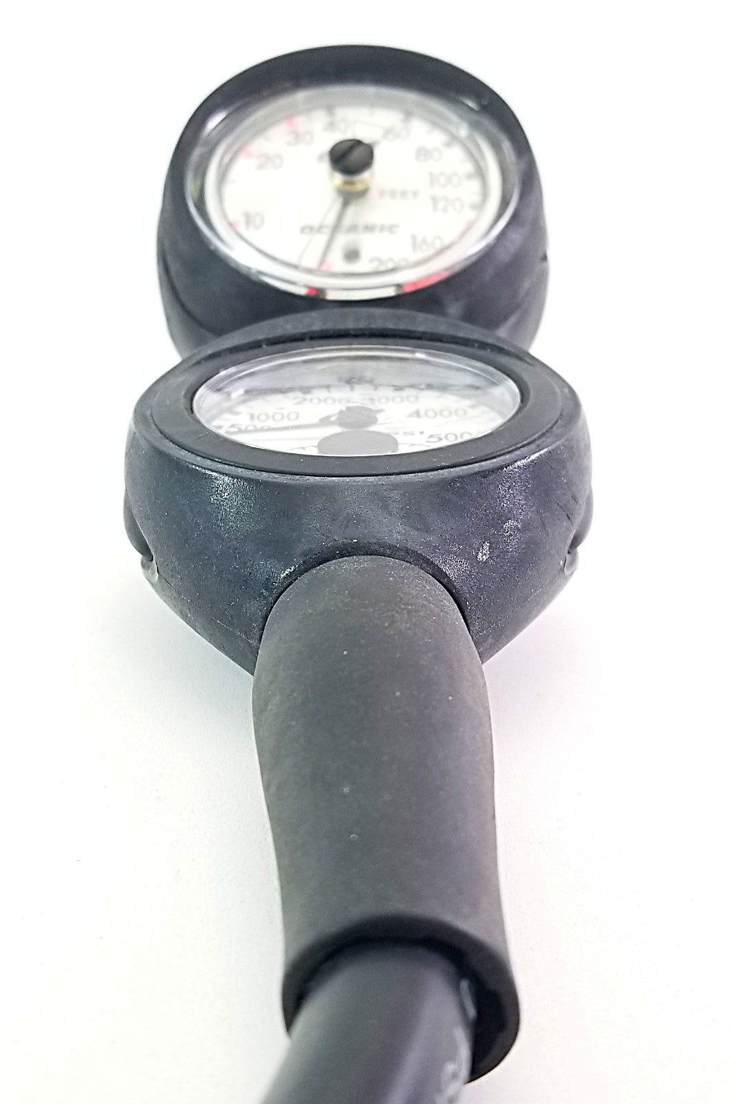 Oceanic Navigator Scuba Dive 3 Gauge Complete Console Pressure SPG Depth Compass10