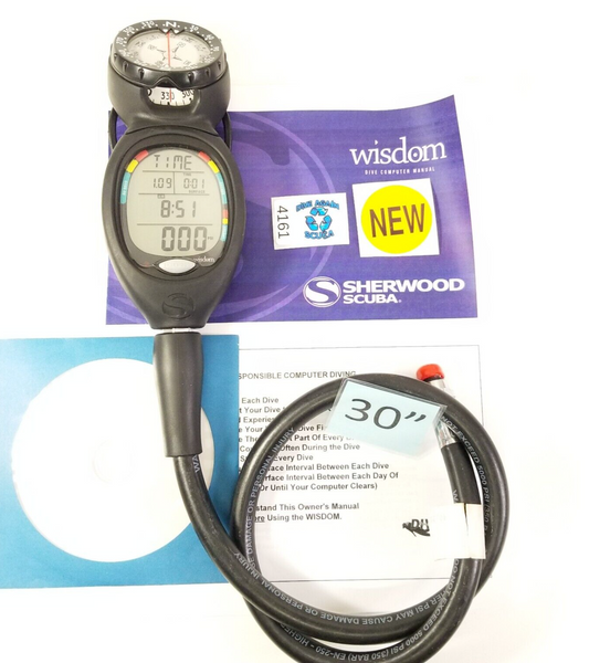 Sherwood WISDOM Air Integrated Scuba Dive Air & Nitrox Computer + Compass