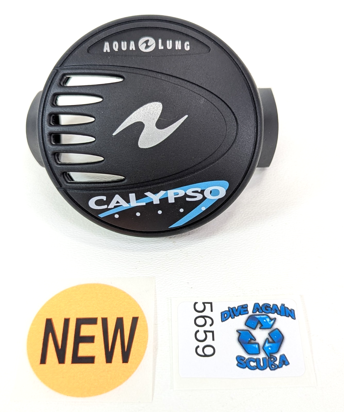 Aqua Lung Calypso, Titan Diaphragm Cover Front Button Regulator Scuba Dive #56591