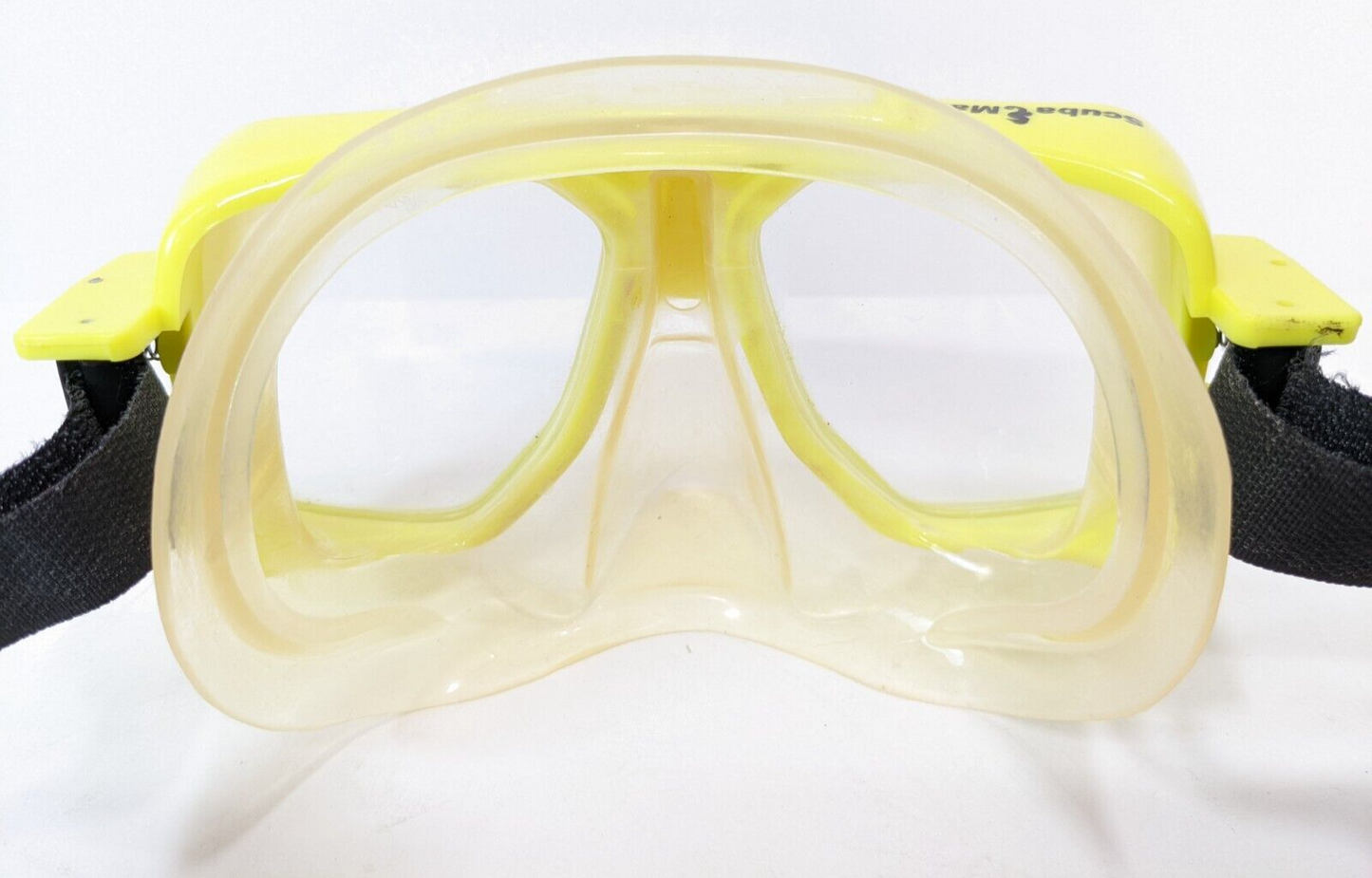ScubaMax Mask Yellow with Adjustable Comfort Strap Scuba Snorkel, Diving Max3