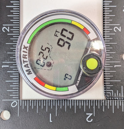 US Divers / Aqua Lung Matrix Scuba Dive Diving Computer Puck Module with Manual8