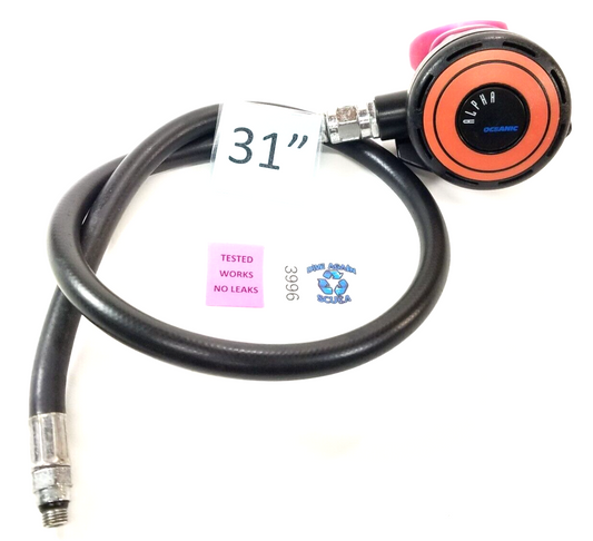 Oceanic Alpha Octo Octopus 2nd Stage Regulator Scuba Dive Orange Pink Mouthpiece0