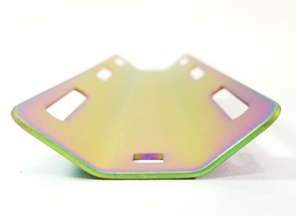 Titanium Single Tank Adapter Scuba Tech Dive Backplate 3 Slot 12" x 2 3/4" BCD10