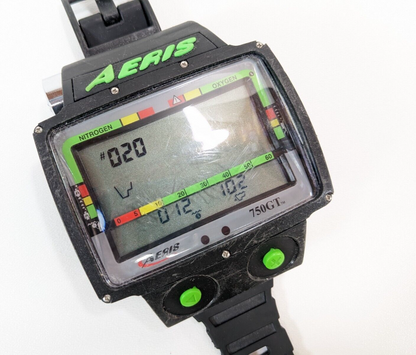 Aeris 750GT Wireless Hoseless Wrist Nitrox Scuba Dive Computer 750 GT Data Trans9