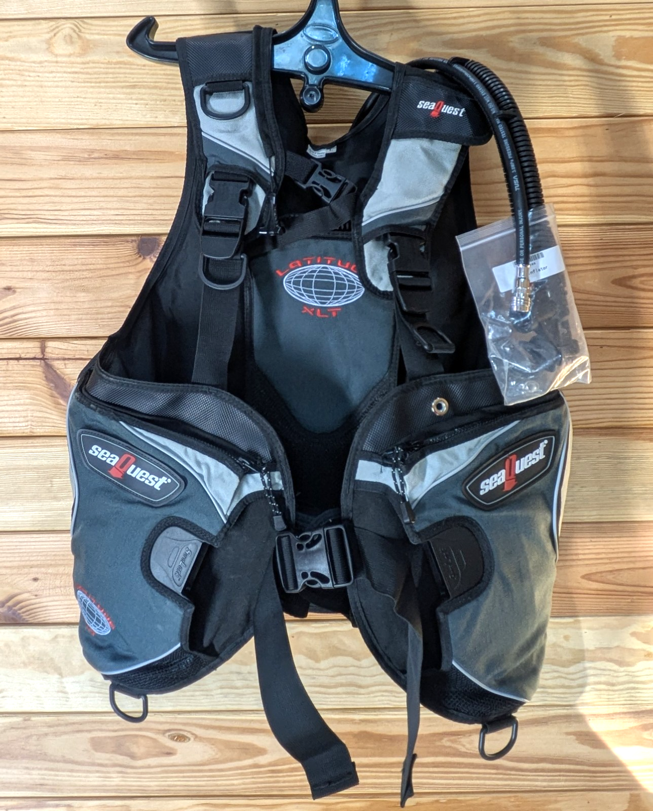 SeaQuest Latitude XLT Scuba Dive Weight Integrated BCD BC Size Large L AIR TIGHT2