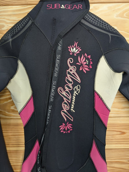 Sub Gear Women's 3mm Full Wetsuit Scuba, Dive, Surf Wet Suit Size Small, 38, 63