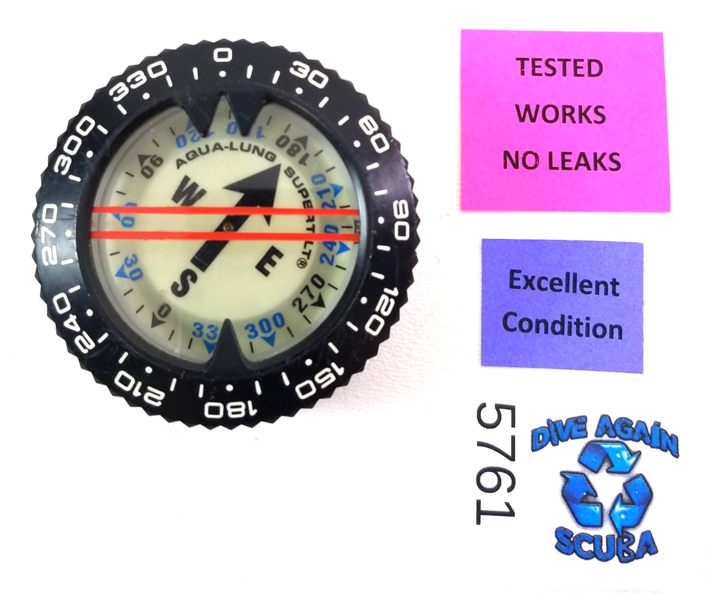 Aqua Lung Submersible Compass Puck Module Scuba Dive (Oceanic, Aeris, US Divers)0