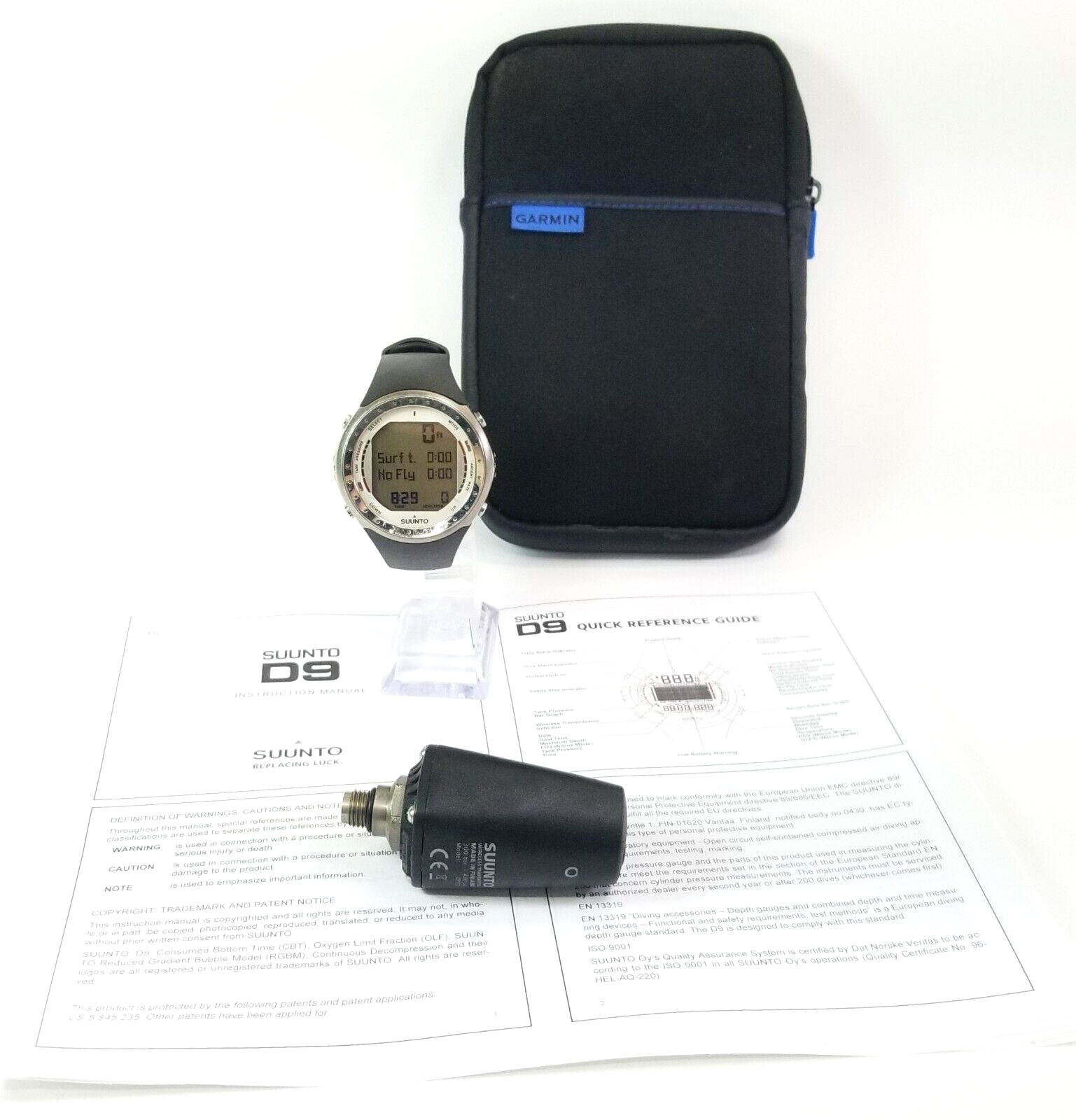 SUUNTO D9 Titanium SCUBA DIVE COMPUTER + Transmitter WRIST WATCH Wireless Nitrox5