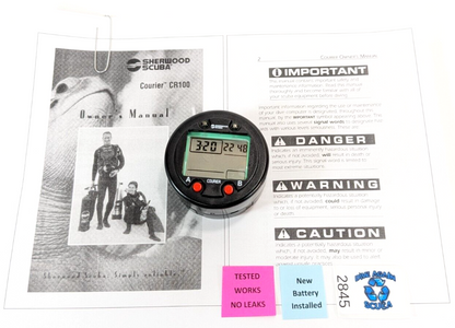 Sherwood Courier CR100 Air Scuba Dive Computer Puck Module Aqua Lung Matrix II 21
