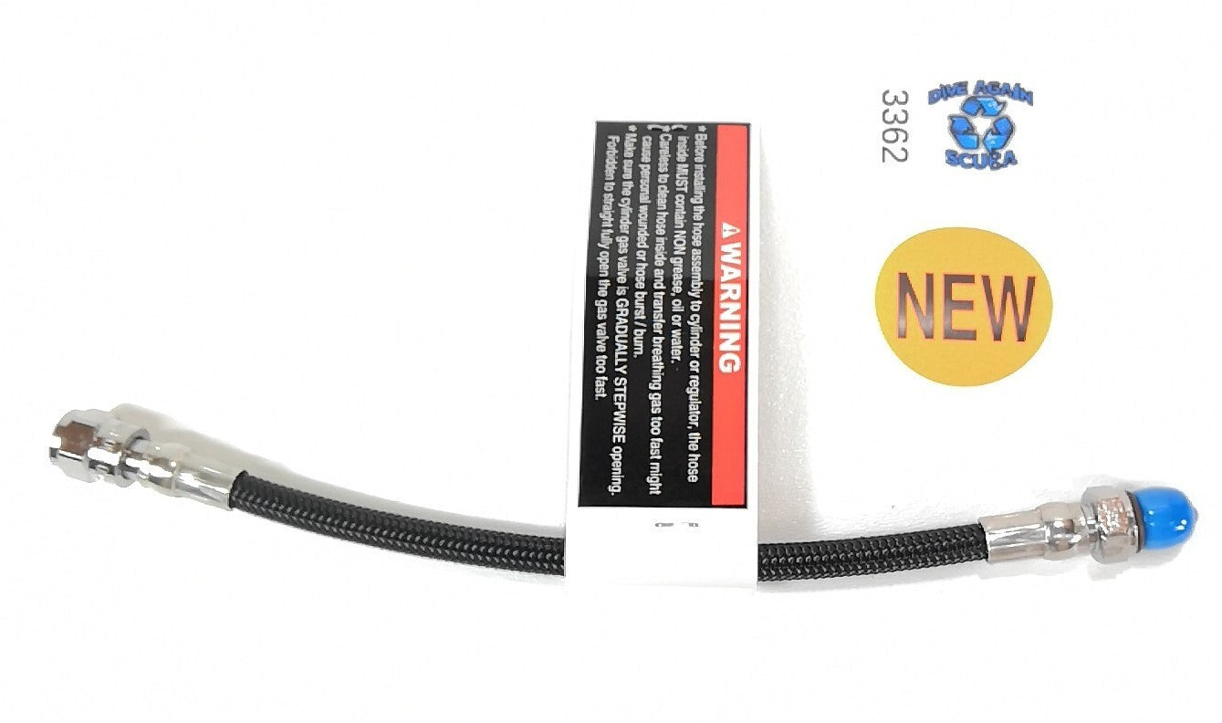 Braided Scuba Dive 9" 23cm High Pressure HP Hose SPG Gauge, Oceanic Transmitter3