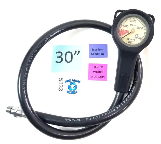 Suunto SM-26 2" 4000 PSI Compact Mini SPG Submersible Pressure Gauge Scuba Dive0