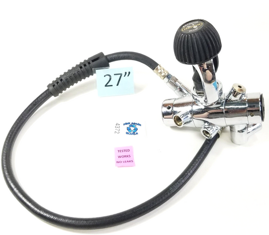 Dacor Extreme Plus Yoke 1st Stage Scuba Dive Regulator + BCD Inflator Hose0