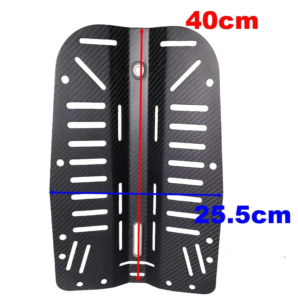 Carbon Fiber Backplate Ultralight Light Weight Scuba Dive Side Mount Doubles BCD5