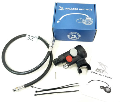 IST IFO Inflator Scuba Octopus for 1" Hose Octo Regulator (Replaces Atomic SS1)1