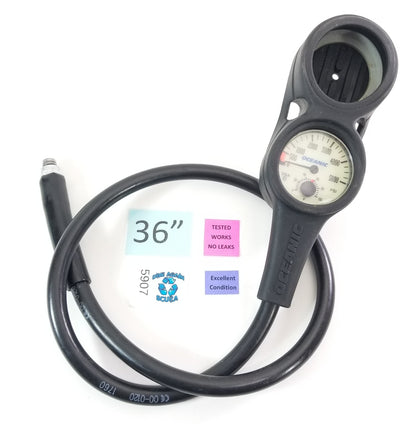 Oceanic Veo Computer Scuba Dive 2 or 3 Gauge Console 5000 PSI Pressure, SPG1