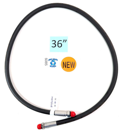 36" Male to Male Transfer, Fill Whip High Pressure HP Hose Scuba Dive 7/16" 91cm0