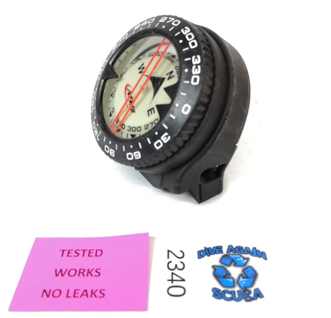 Aeris Atoms 2, 5O0ai 0ceanic Pro Plus 1 2 3 4 Top Compass Mount Scuba Dive #23400