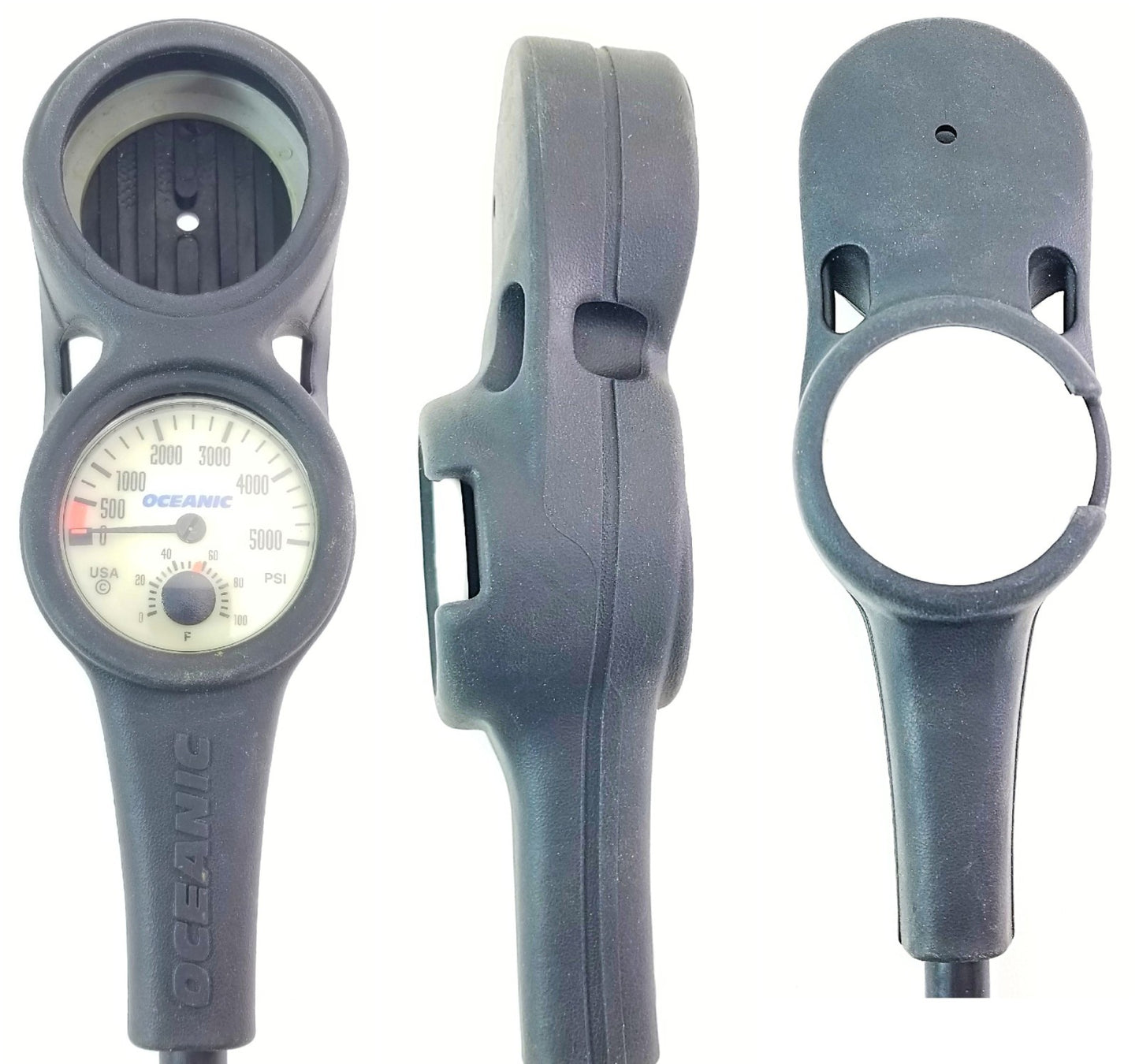 Oceanic Veo Computer Scuba Dive 2 or 3 Gauge Console 5000 PSI Pressure, SPG0