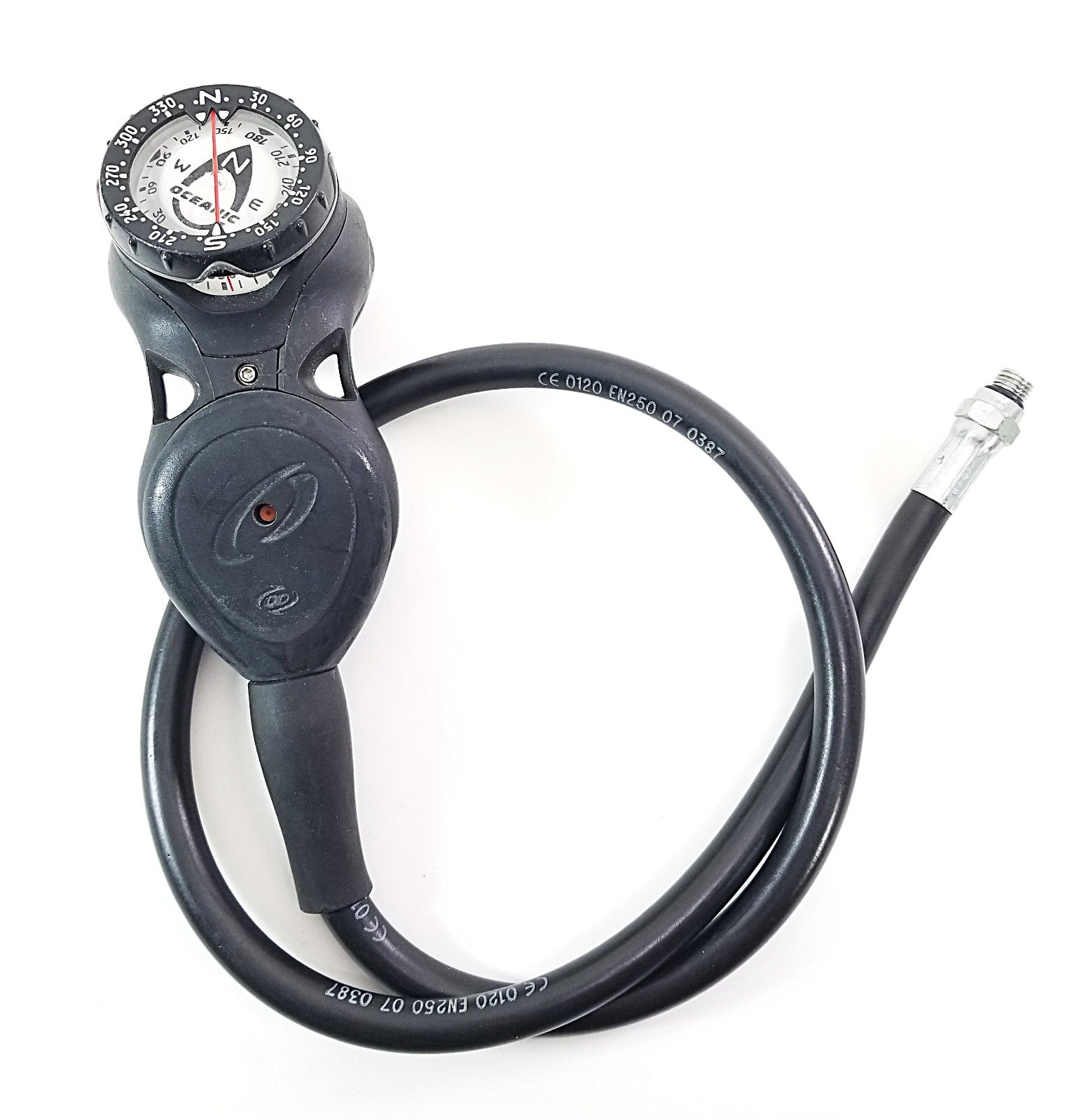 Oceanic Navigator Scuba Dive 3 Gauge Complete Console Pressure SPG Depth Compass3
