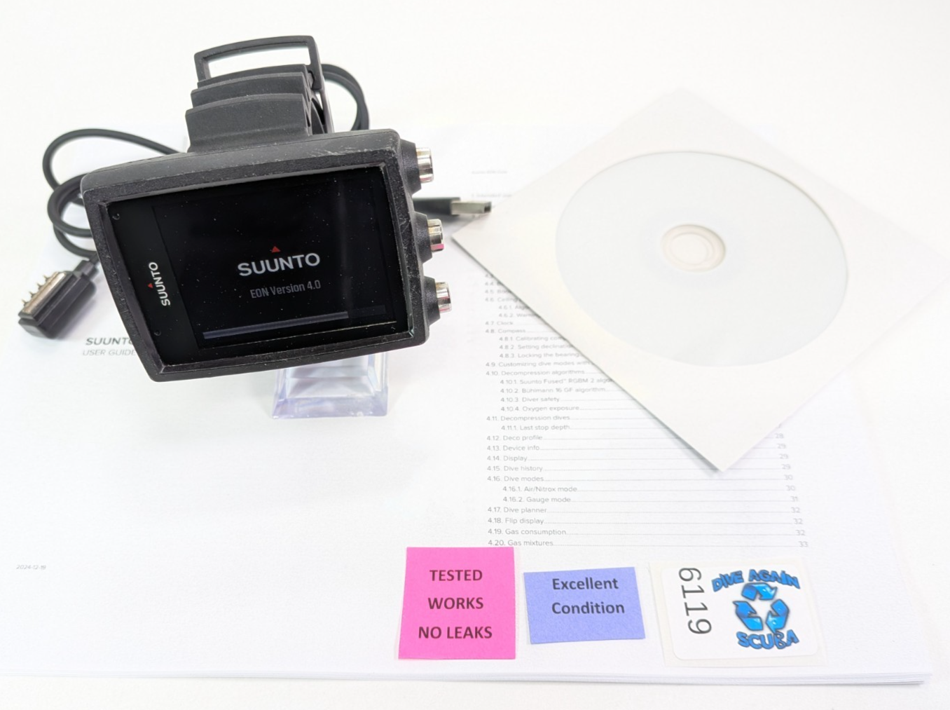 SUUNTO OLED Eon Core Scuba Dive Computer Wireless, Bluetooth, Digital Compass2