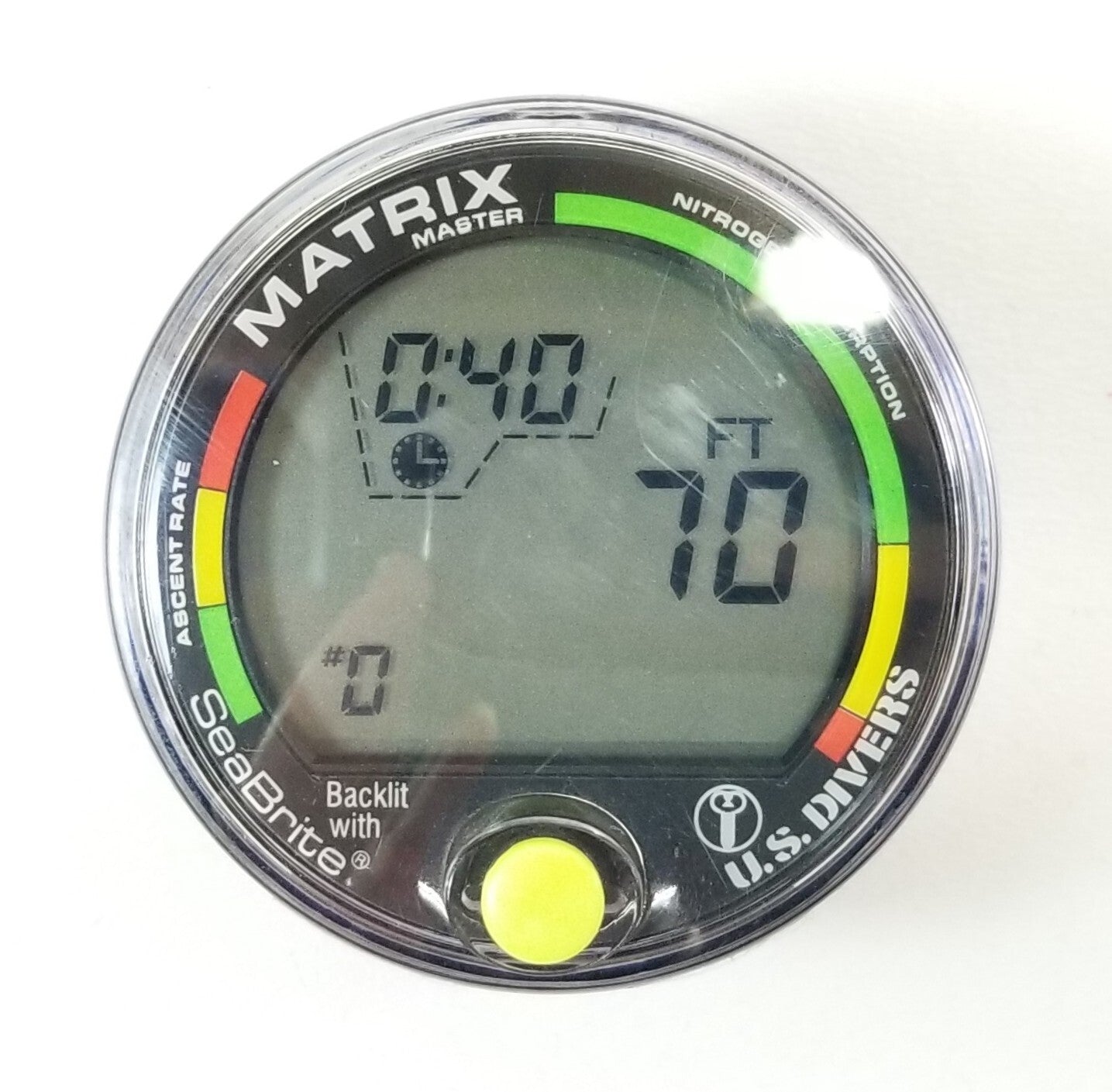 US Divers / Aqua Lung Matrix Master, backlight, Scuba Dive Diving Computer Puck1
