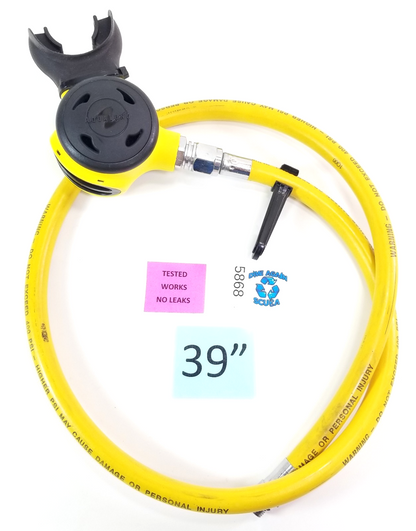 Aqua Lung ABS Yellow Scuba Dive Octo Octopus 2nd Stage Regulator Slim Compact1