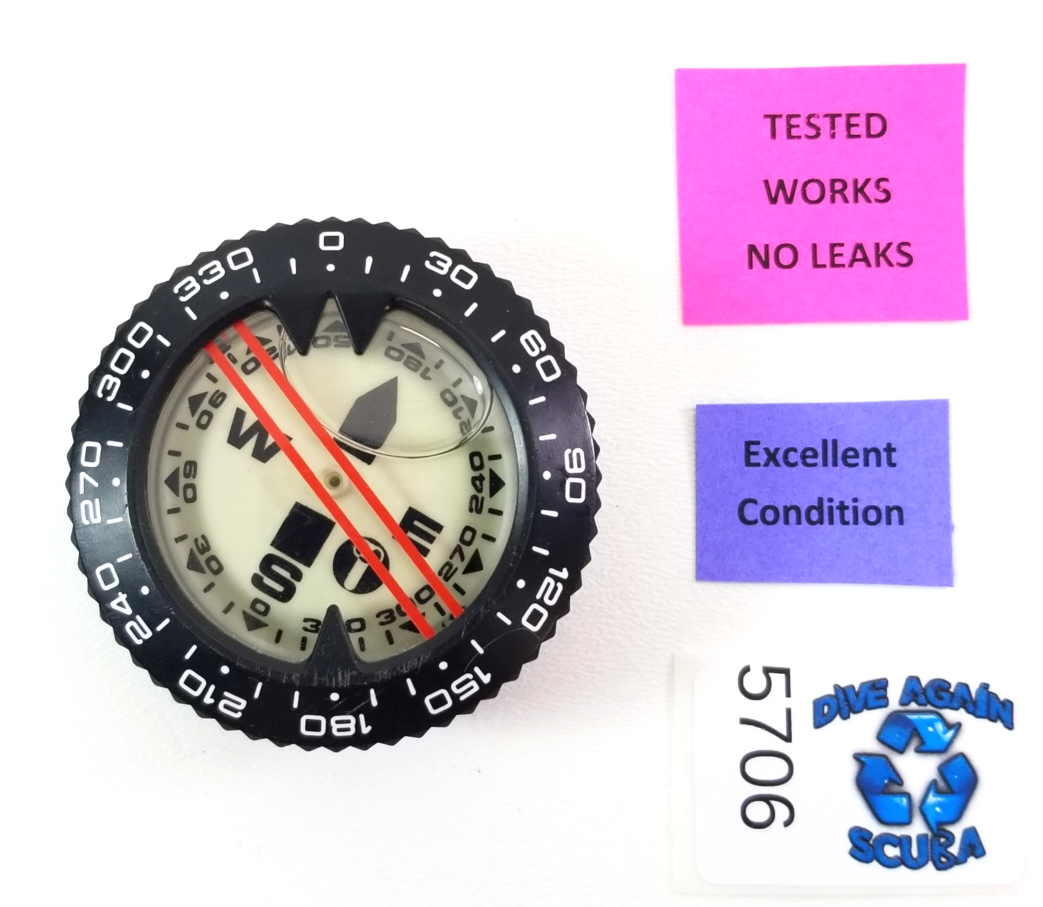 US Divers Submersible Compass Puck Module Scuba Dive (Oceanic, Aeris, Aqua Lung)0