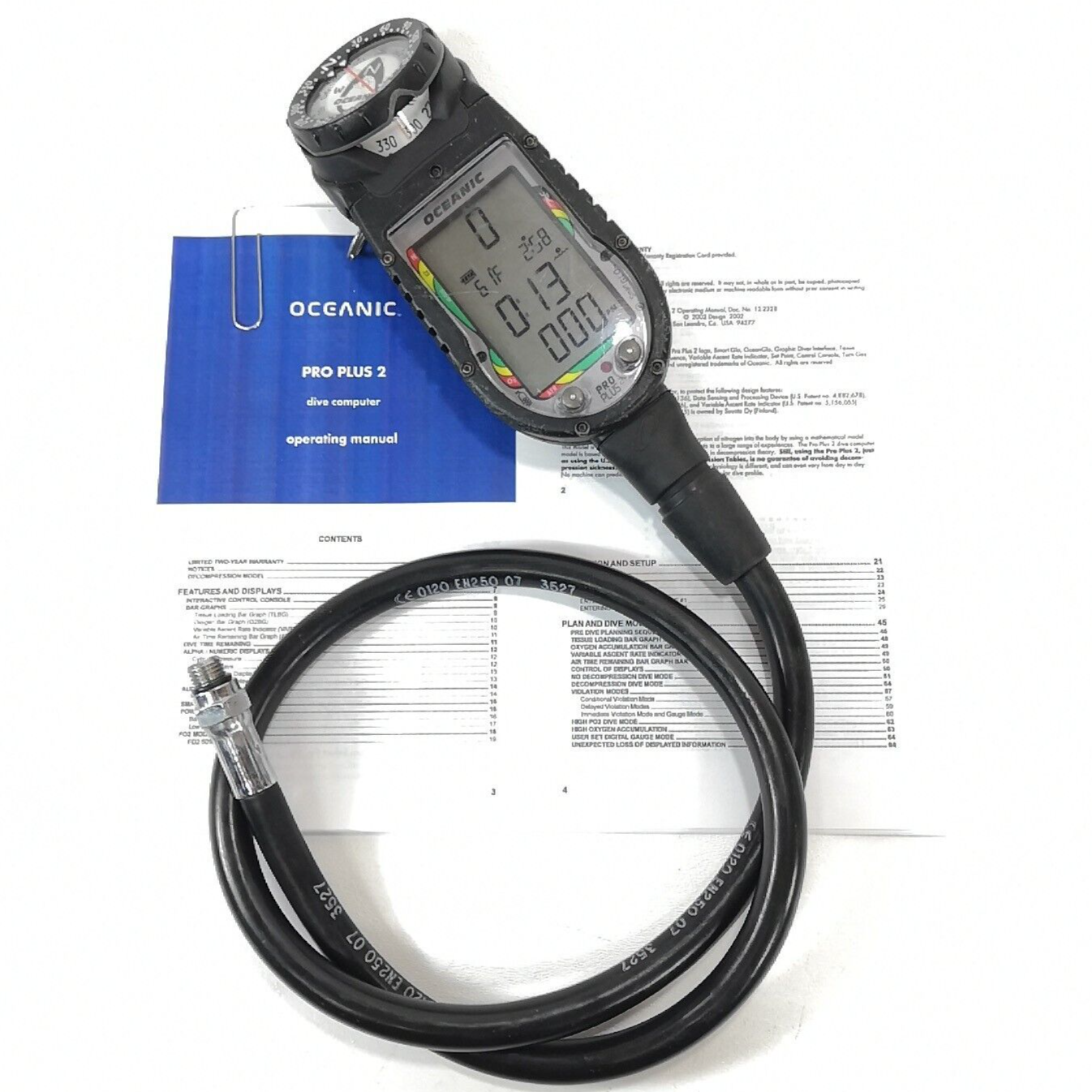 Oceanic Pro Plus 2 SCUBA Dive Air Integrated Computer, Compass Air & Nitrox 35922
