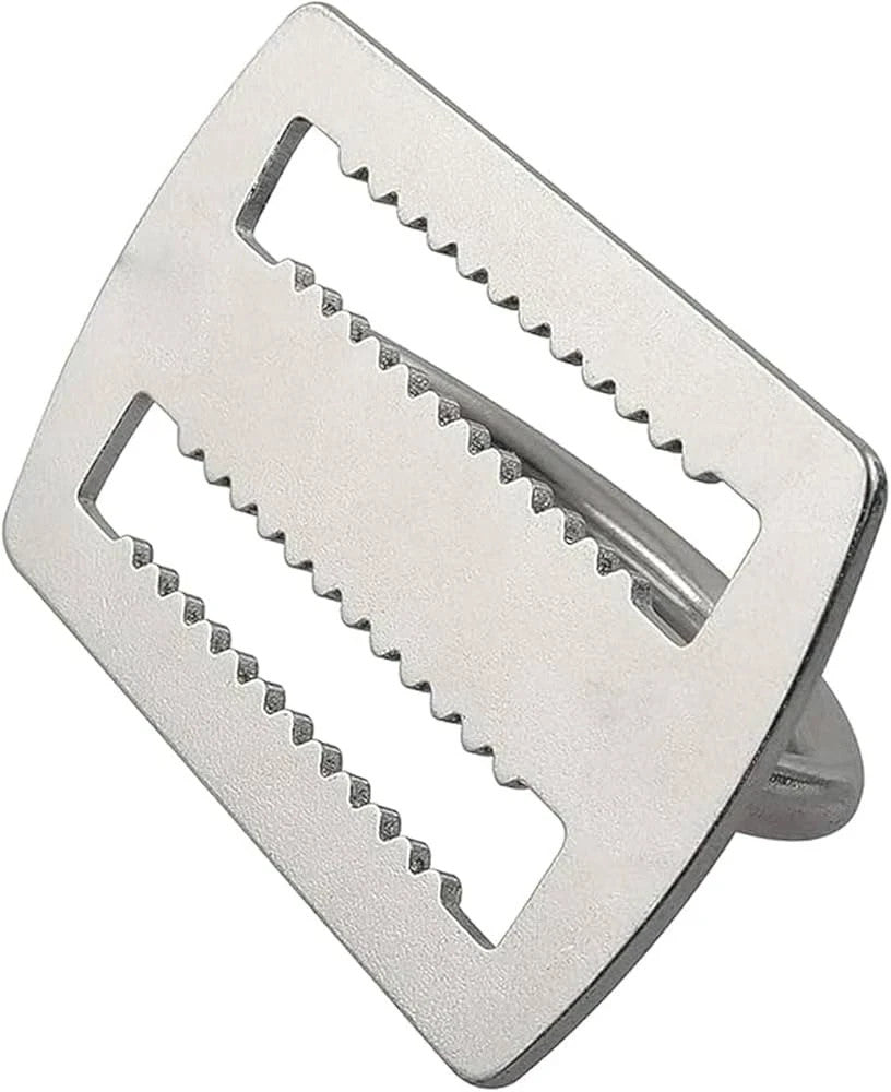 Scuba Max Scuba Diving Stainless Steel Weight Belt Keeper with D-Ring 2"6