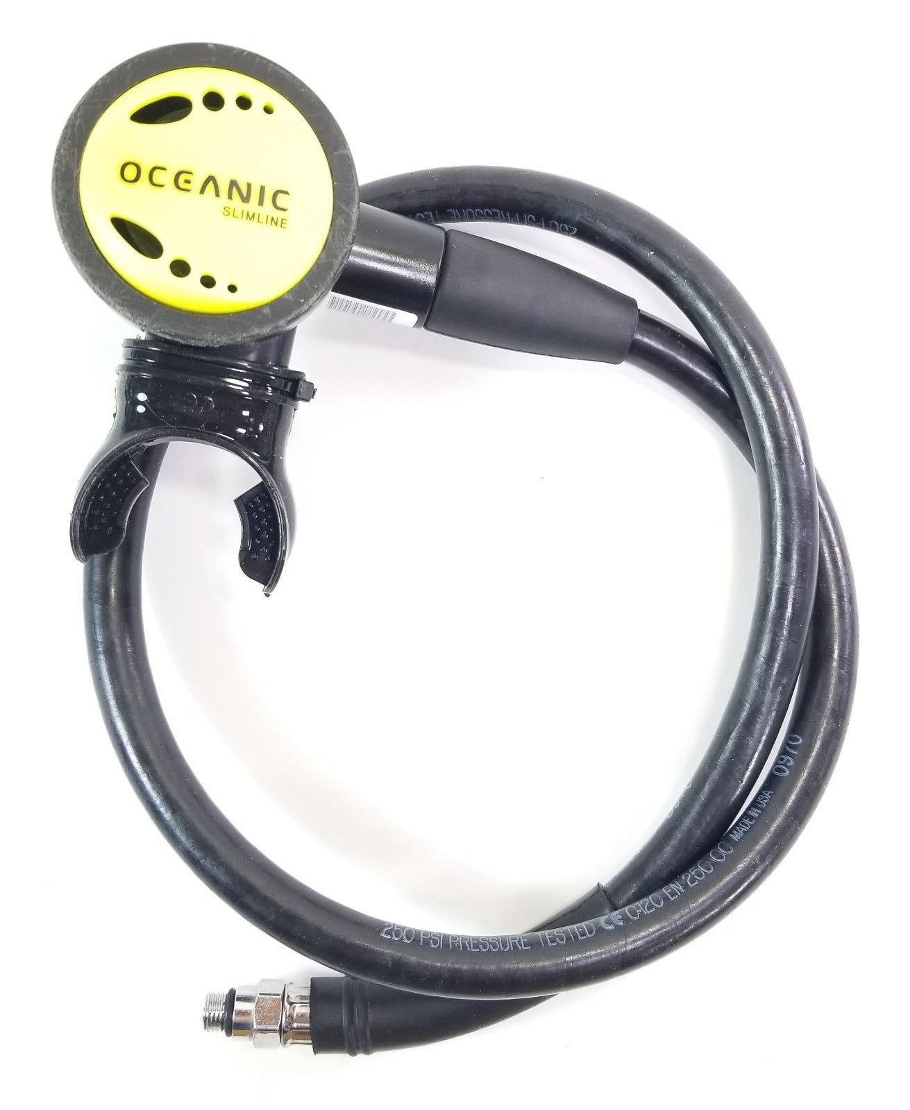 Oceanic Slim Line 2 Yellow Scuba Dive Octo Octopus 2nd Stage Regulator Slimline3