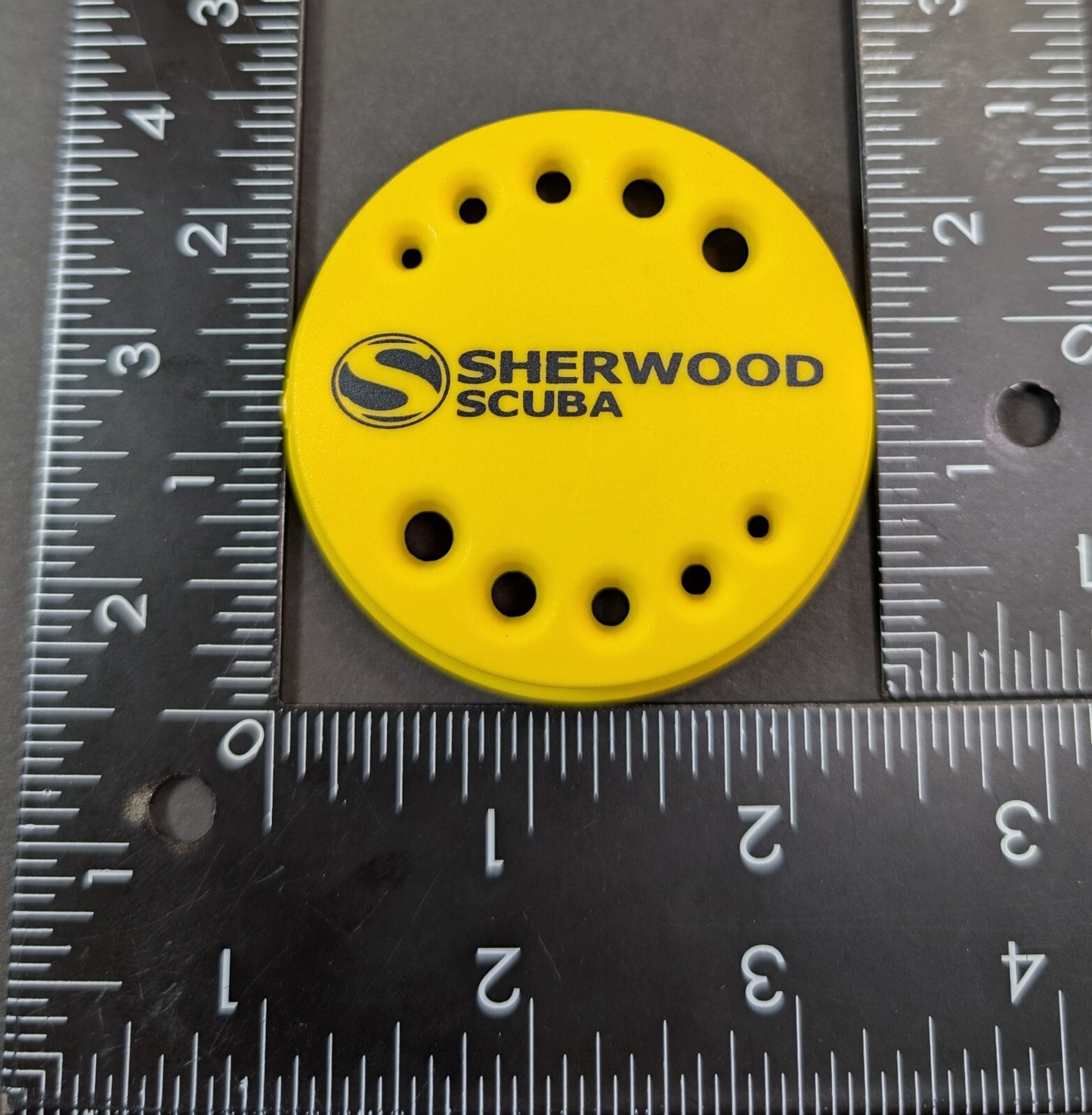 Genuine, OEM Sherwood Dual Octo Diaphragm Purge Front Cover Scuba Dive Yellow5