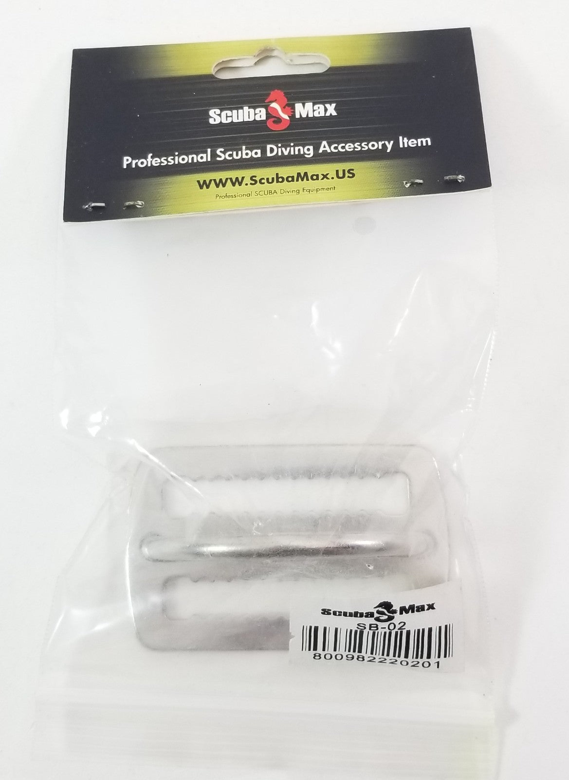 Scuba Max Scuba Diving Stainless Steel Weight Belt Keeper with D-Ring 2"2