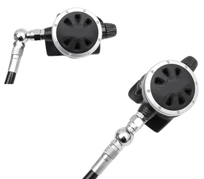 Scuba Diving 360 Degree Ball Swivel Adapter Second 2nd Stage Regulator Hose2