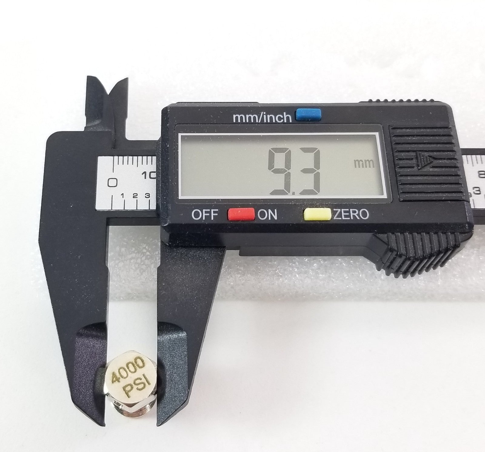 Blue Steel 3/8" Burst Disc Scuba Diving Tank Valve 4000 / 2400 psi Paintball K J3