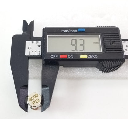 Blue Steel 3/8" Burst Disc Scuba Diving Tank Valve 4000 / 2400 psi Paintball K J3