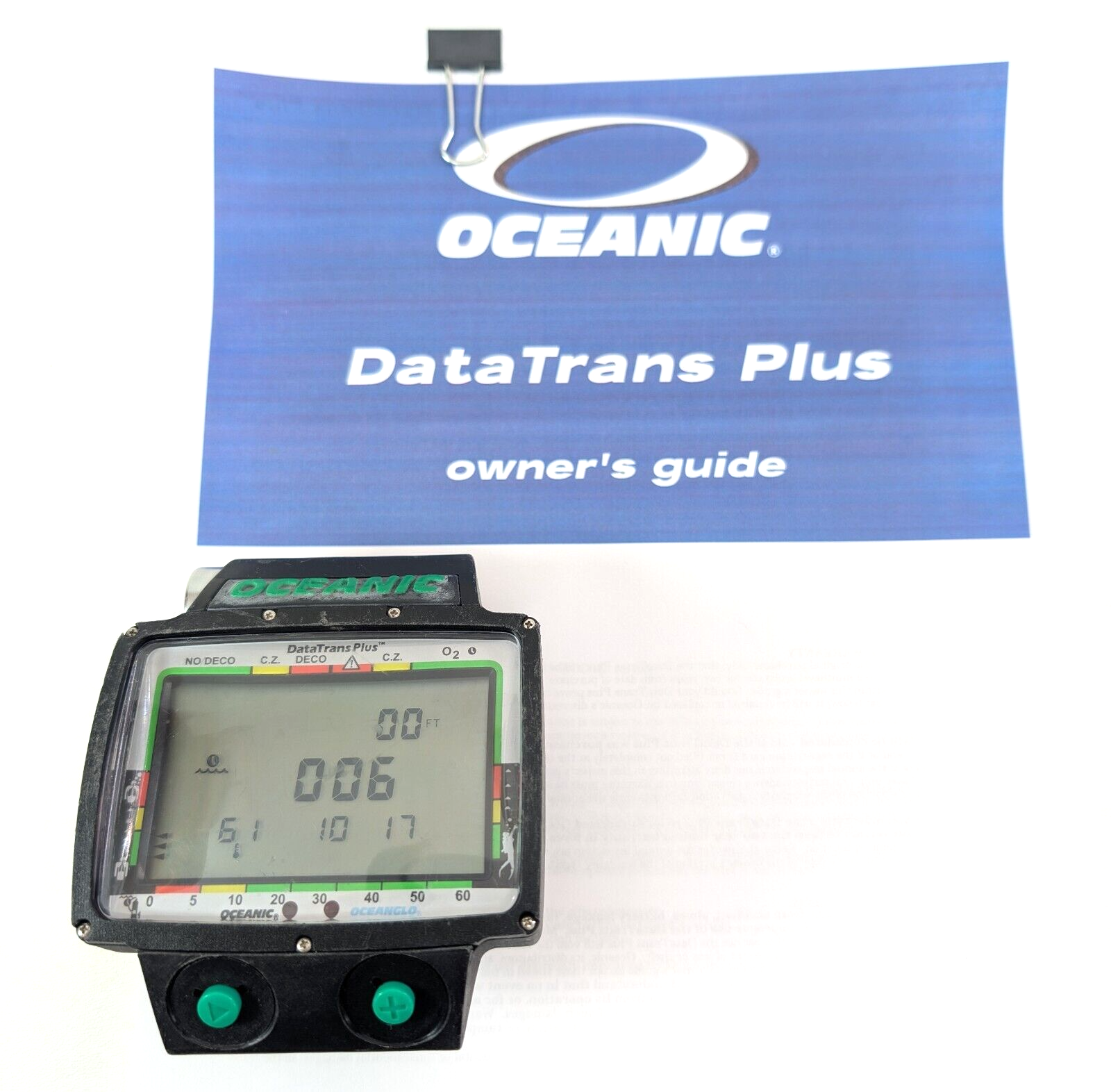 Oceanic DataTrans Plus Wireless Nitrox Hose Mount Scuba Dive Computer Data Trans3