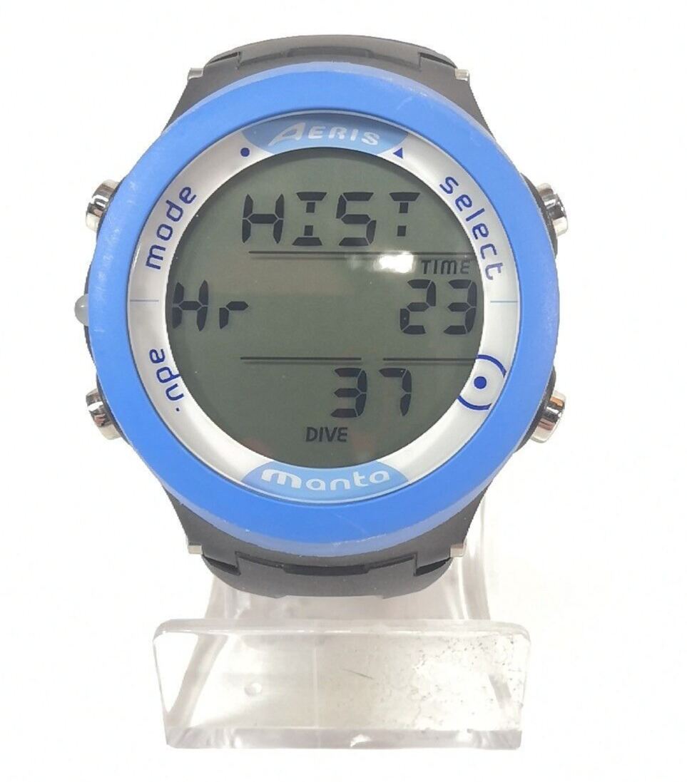 Aeris Manta Blue Wrist Watch Scuba Diving Computer Air & Nitrox            #3695